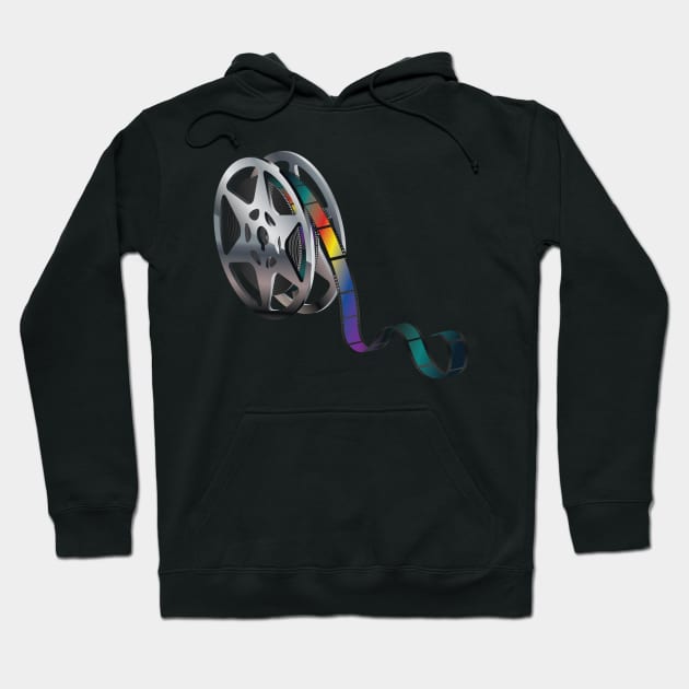 Movie Reel retro Hoodie by AnnArtshock